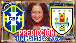 Brasil Vs Uruguay eliminatorias Sudamericana prediccionesdeportivas pronosticos predicciones [upl. by Foskett525]