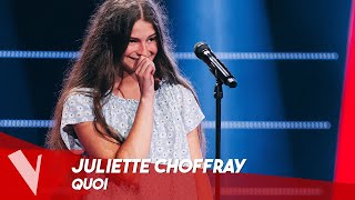 Jane Birkin  Quoi ● Juliette Choffray  Blinds  The Voice Belgique Saison 11 [upl. by Lina]