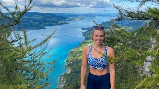 Hiking Grosse Schoberstein  Attersee  Austrian Lake view [upl. by Mcknight]