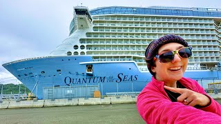 Boarding Our First Alaska Cruise Onboard Quantum of the Seas From Seattle [upl. by Glyn984]