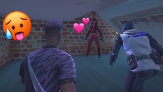 Fortnite Roleplay SUS GIRLFRIEND Traps Me… SHE TRIED TO HUG ME A Fortnite Short Film [upl. by Nahseez]