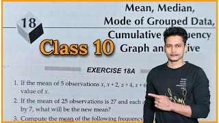 Class 10 EX 18A Q11 to Q15 MeanMedianMode of Grouped Data  Chapter 18 RS Aggarwal Rajmith study [upl. by Eddy]