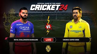 RCB vs CSK  T20 MATCH  Cricket 24 SMPLAYS shorts shortsfeed [upl. by Idissak254]