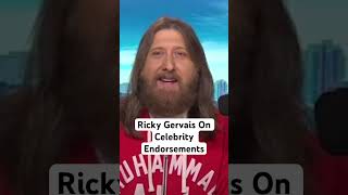 Ricky Gervais On Celebrity Endorsements [upl. by Ellenet1]