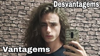 Cabelo Comprido Masculino Vantagens e desvantagens [upl. by Nodnarg]