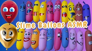 Colorful Balloons ASMR EXCITING Video for Stress Relief  Making Slime With Funny Balloons Video 😅😬🤭 [upl. by Charbonneau156]