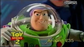 Toy Story Ad  Flight Control Buzz and Strummin Singing Woody 2000 UK [upl. by Viens895]