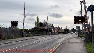 Boultham Level Crossing Lincolnshire [upl. by Aitropal]