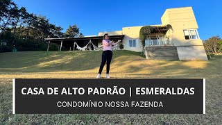 VENDIDO 💎🎗️ CASA COM 04 QUARTOS E UMA SUÍTE MASTER  ESMERALDAS  MG 🎗️💎 [upl. by Naejeillib]