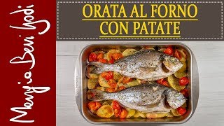 Orata al forno con patate [upl. by Nnayt]