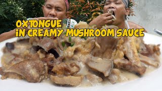 OXTONGUE IN CREAMY MUSHROOM SAUCE [upl. by Annabella275]