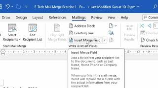 Simple Mail Merge ENG  Using Productivity Tools  Empowerment Technologies [upl. by Uta269]