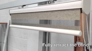 Vision Duo Roller Blind Quick Demo [upl. by Yekcin608]