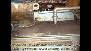 Used Striko Aluminum Dosing Furnace DCM 2600 [upl. by Amadeus626]