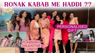 This is how I planned a surprise lunch date for my Galentines with games and personalised gifts💗 [upl. by Lorinda]