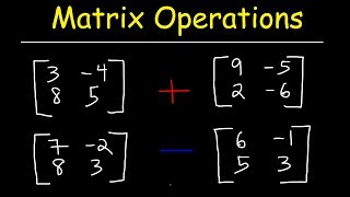 Adding and Subtracting Matrices [upl. by Bee112]