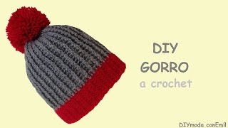 Cómo tejer gorro en crochet [upl. by Eugaet]