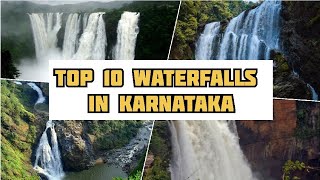 Top 10 Waterfalls in Karnataka  Travel To Explore 🌍 [upl. by Ennaeilsel789]