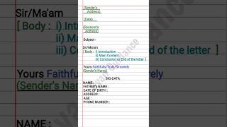 Job Application Format  CBSE Class 12 English Job Application Format  How to write Job Application [upl. by Nelad]