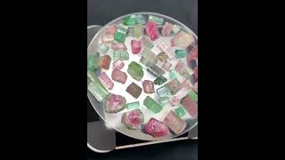 Colourful Tourmaline crystals afghanistan gemstonepakistan gemstone afghanite quartz purple [upl. by Eiram]