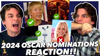 2024 Oscar Nominations REACTION [upl. by Kessler46]