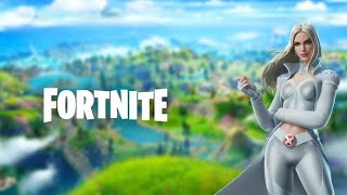 Emma Frost Diamond Form Gameplay  Fortnite PS5 [upl. by Etnoved]