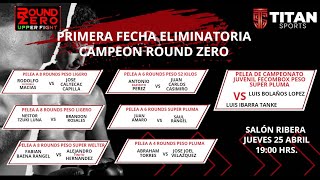 PRIMERA FECHA ELIMINATORIA CAMPEÓN ROUND ZERO [upl. by Ymeon]