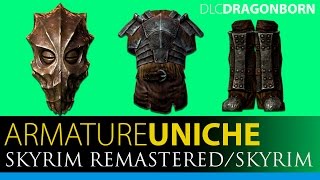 SKYRIM  Armature Uniche AHZIDAL ARMATURA DI AHZIDAL DLC Dragonborn [upl. by Pembroke]