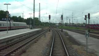 Timelaps Führerstandsmitfahrt München  Nürnberg NIM über die Schnellfahrstrecke [upl. by Ahsietal]