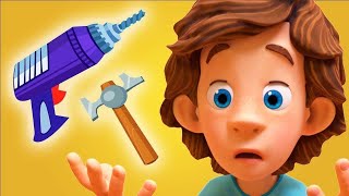 Toms Toolbox 🛠  The Fixies  WildBrain Little Jobs  Cartoons for Children  Tools [upl. by Lacee]