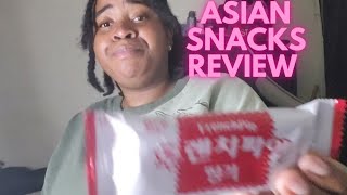 ASIAN SNACKS REVIEW WHILE HIGH [upl. by Burra]