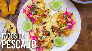 Tacos de pescado frito tus nuevos favoritos estilo Ensenada [upl. by Hachmann]