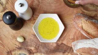 The Grate Plate Garlic Grater Olive Oil Dip [upl. by Pall]