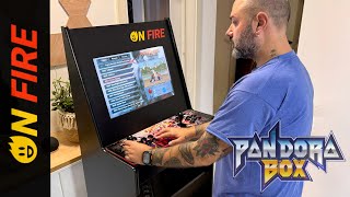 ON FIRE  The Best Arcade Videogame Cabinet for Pandora Box 2024  Retro Games Arcade Box [upl. by Bagley506]