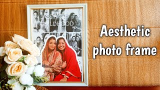 Trending Aesthetic photo frame  Instagram viral Outline photo Editing  photo collage frame [upl. by Algernon542]