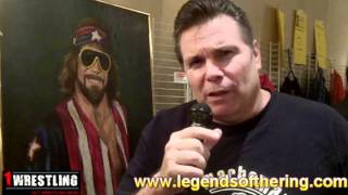 LANNY POFFO WITH OX BAKER amp PAYS TRIBUTE TO BROTHER RANDY SAVAGEwmv [upl. by Atlas]