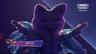 The Masked Singer Malaysia Musim 4  Kak Cat Minggu 1 [upl. by Karole178]