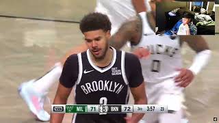 Nets Vs Bucks House Of Highlights REACTION Intense GAME [upl. by Werdna400]