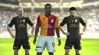 PES 2013  Galatasaray Yeni Sezon Formalari 2013 2014 ║HD║ [upl. by Wennerholn]