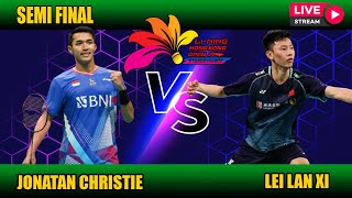 🔴Entah Apa Yang Terjadi Kok Bisa Jonatan Christie Kalah dari Lei Lan Xi  Hongkong Open 2024 [upl. by Alyakcm693]