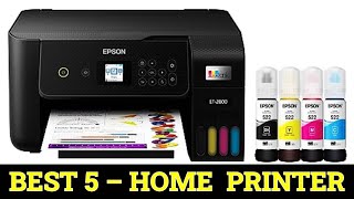 Top 5 Best Home Printer Reviews 2024 [upl. by Adnyleb433]