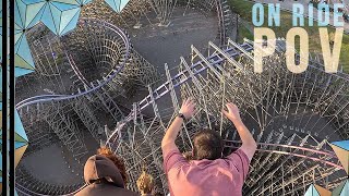 🇺🇸  Absolutely Incredible  Iron Gwazi  Busch Gardens Tampa  OnRide POV [upl. by Hurty]