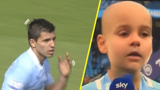 Agüero’s Goal vs QPR but he misses baby pep reacts [upl. by Amik162]