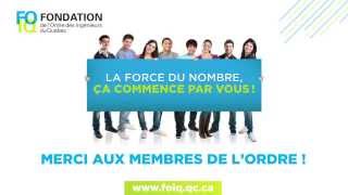 FOIQ  Récipiendaires 2015 des bourses pour lAvenir de la profession dingénieur  OIQ [upl. by Ammeg]