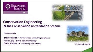 Conservation Engineering and Conservation Accreditation Scheme [upl. by Aneerehs]