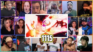 GARP VS AOKIJI  One Piece Episode 1115  REACTION MASHUP [upl. by Alice]