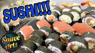 We Made Sushi One Of My Favorite Thing To Eat Vlog [upl. by Arze]