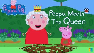 PEPPA PIG  PEPPA MEETS THE QUEEN  BEDTIME STORY FOR KIDS  PEPPA TALE  READ ALOUD STORY  2024 [upl. by Akinnej779]