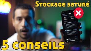 Stockage iPhone saturé après la mise à jour vers iOS 18 5 Conseils🔥 [upl. by Zakarias]