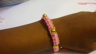 DIY Beaded Helloberry Inspired Friendship Bracelet Tutorial [upl. by Sadye]